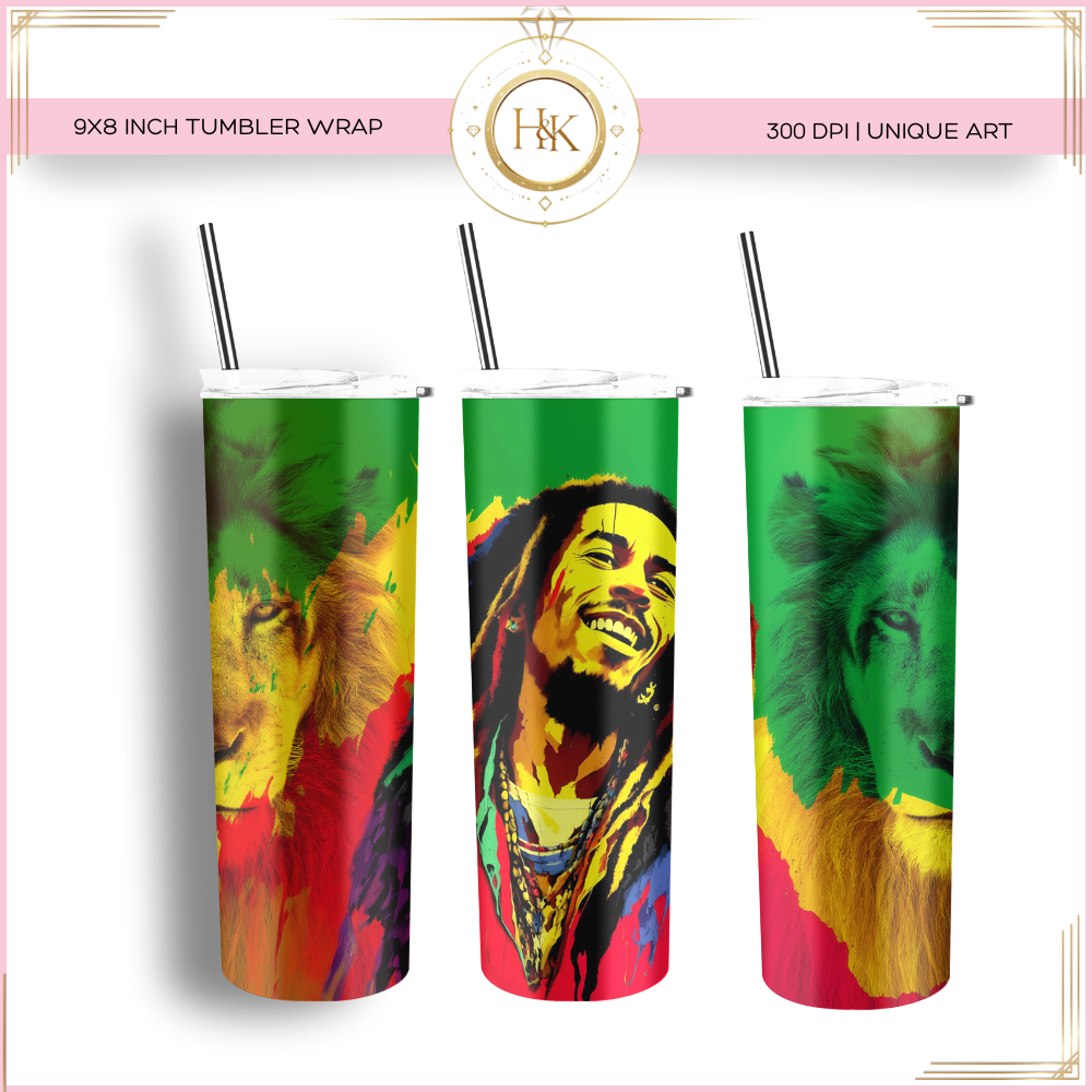 Bob Marley 20oz Wrap
