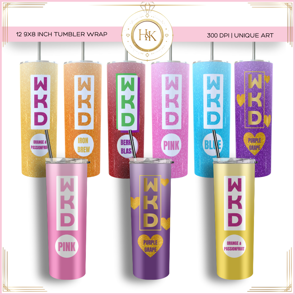 WKD Wrap Bundle PNG * 12 piece*
