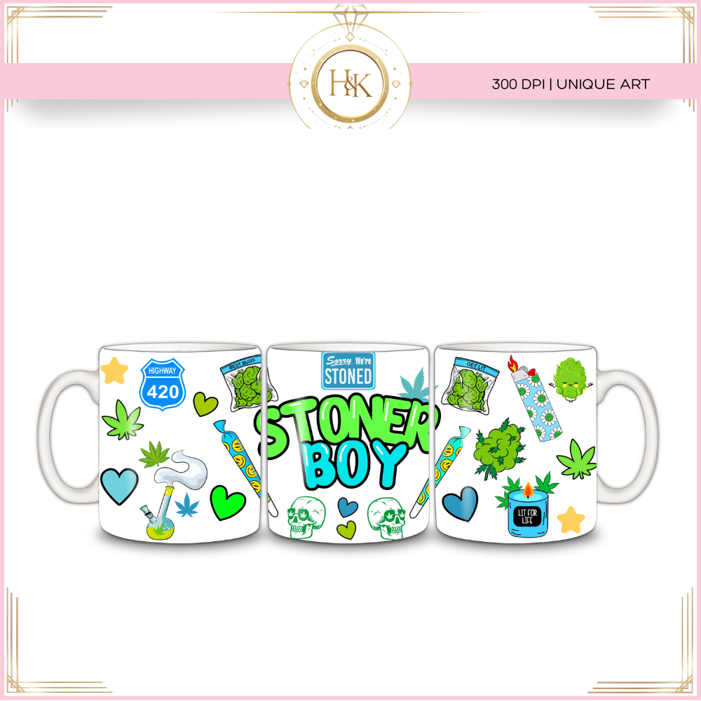 Stoner Boy mug wrap
