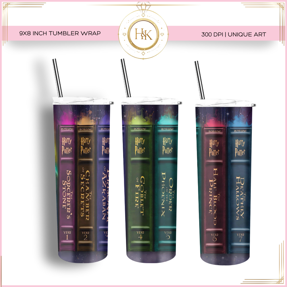 Potter Book Spine Wrap