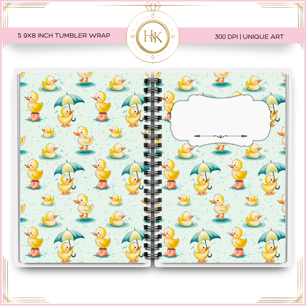 Duck Notebook Cover Wrap | A5