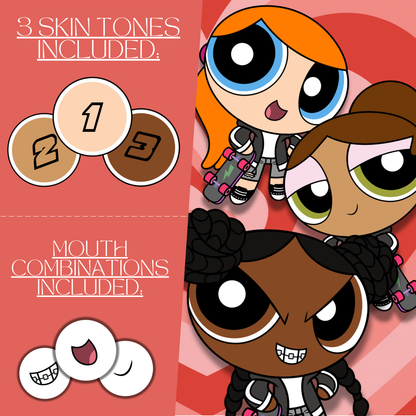Powerpuff Skater Girls - Digital