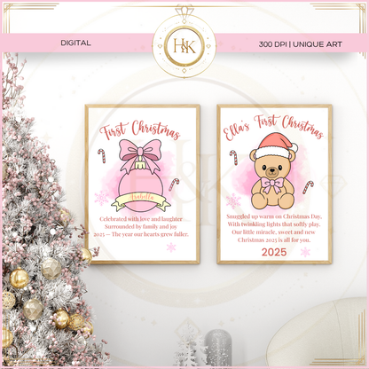 Baby Christmas Seamless Paper & Prints * 8 piece*