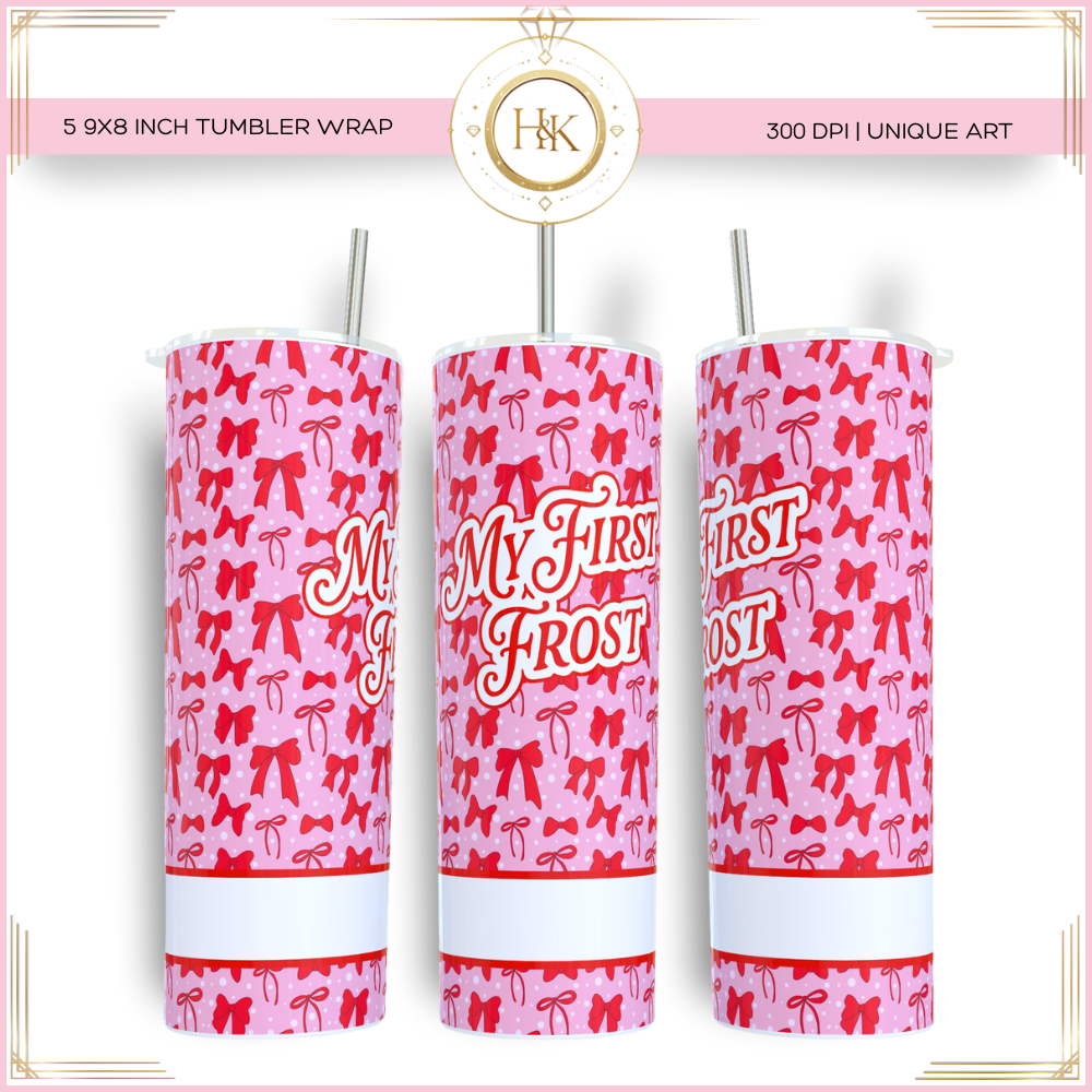 First Frost ribbons 20oz Wrap