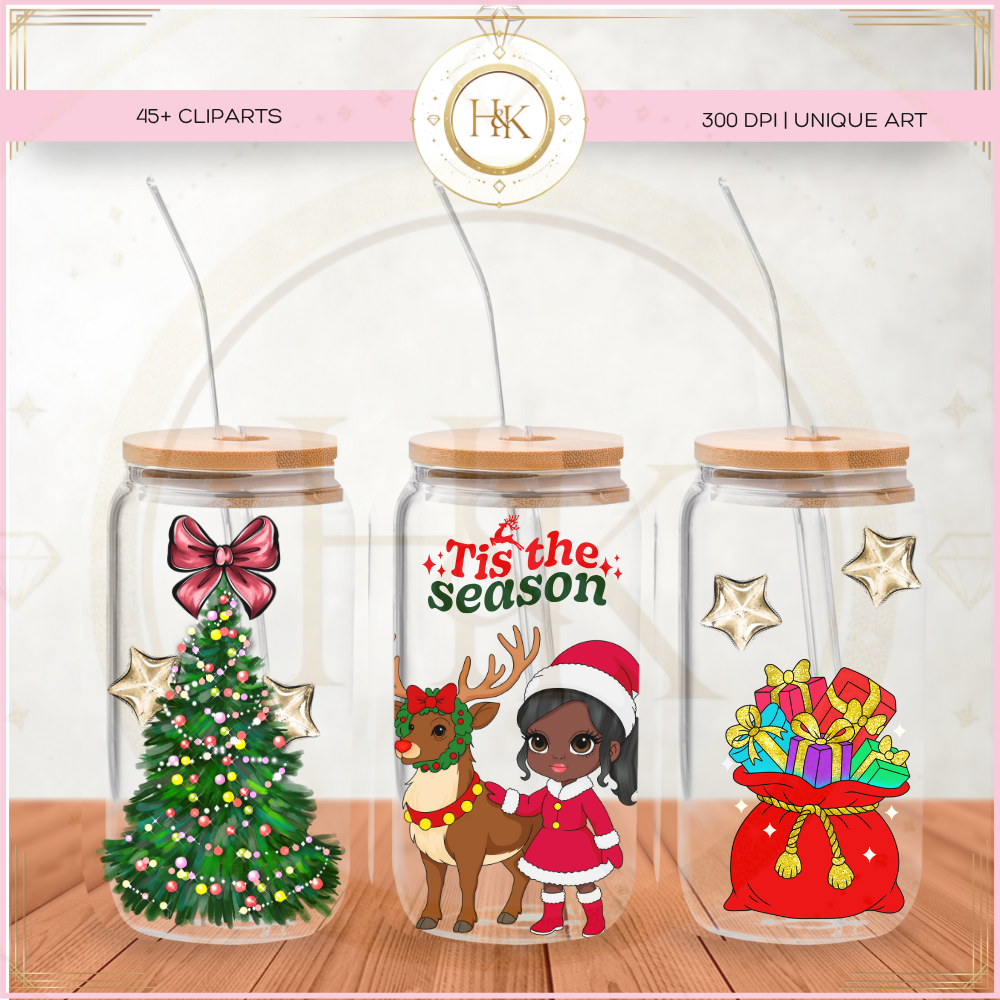 Christmas Dolly Clipart Bundle * 45+ Pieces*