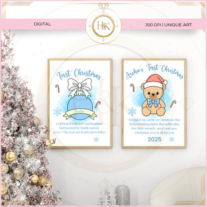 Baby Christmas Seamless Paper & Prints * 8 piece*