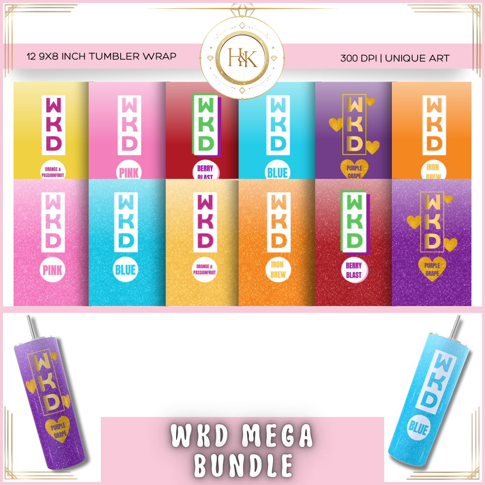 WKD Wrap Bundle PNG * 12 piece*