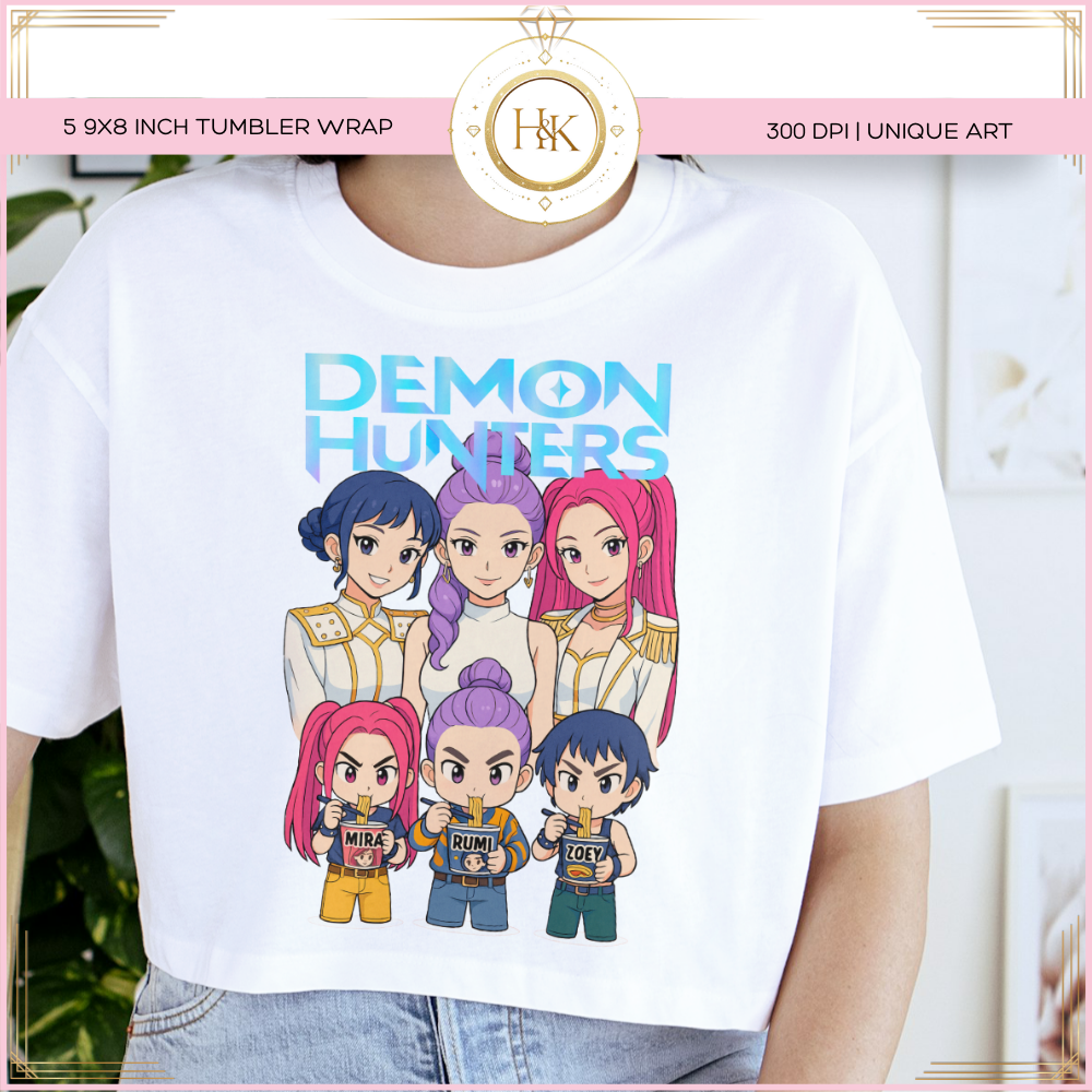 Demon Hunters DTF PNG