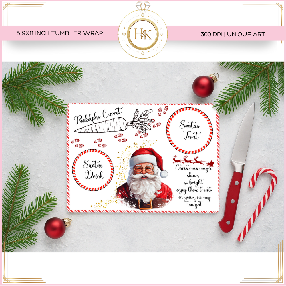 Santa Treat Choppingboard PNG