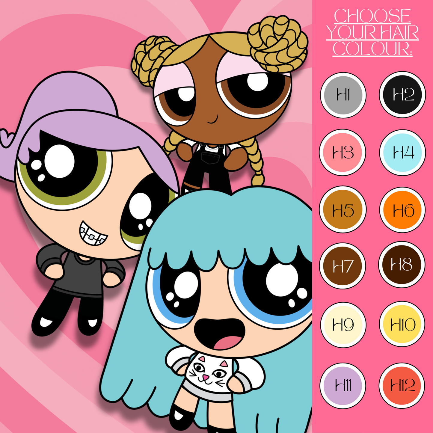 Powerpuff CUSTOM Girls - Digital