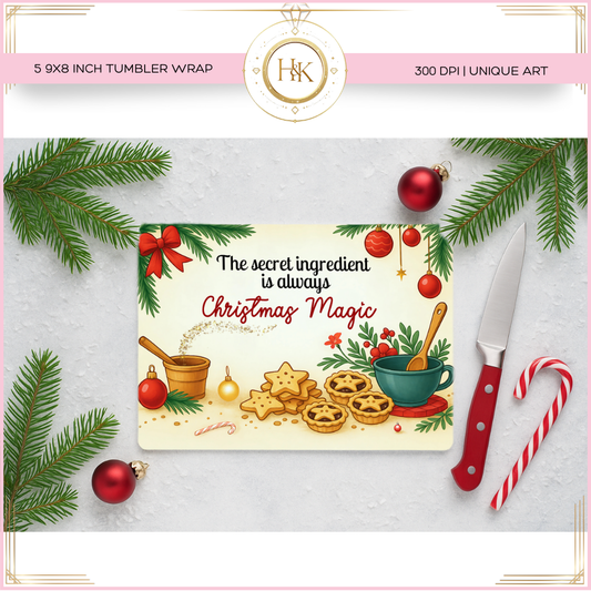 Christmas Magic Choppingboard PNG