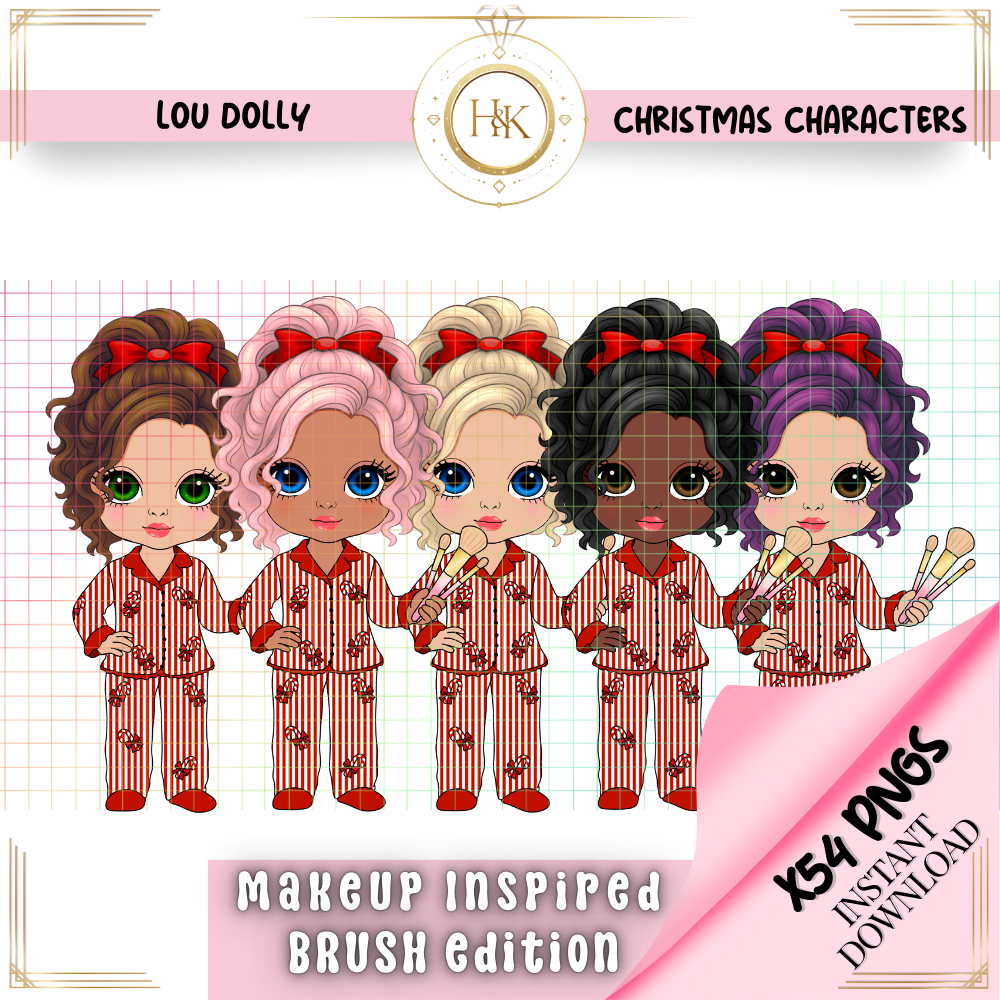 Lou Dolly *Brushes* characters