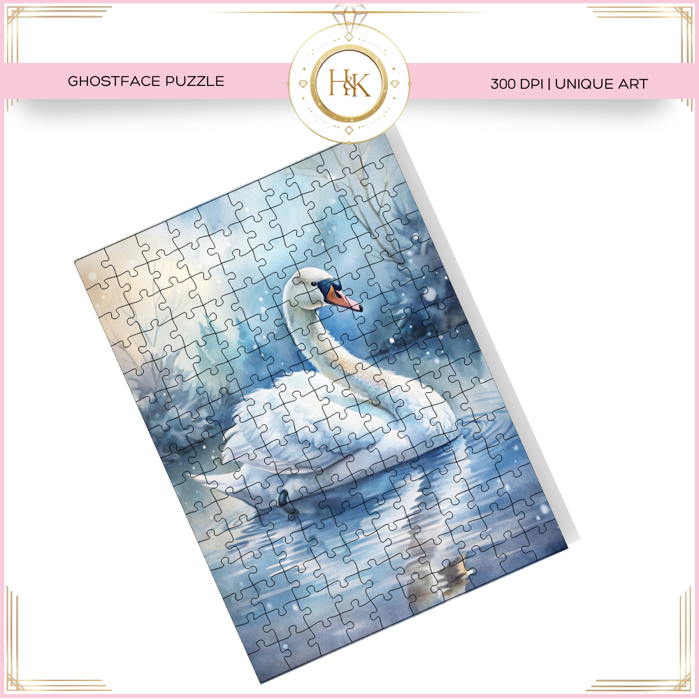 Winter Swan Puzzle PNG