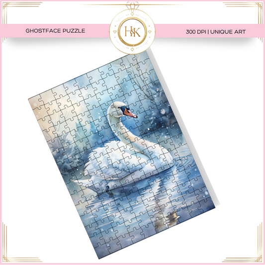 Winter Swan Puzzle PNG