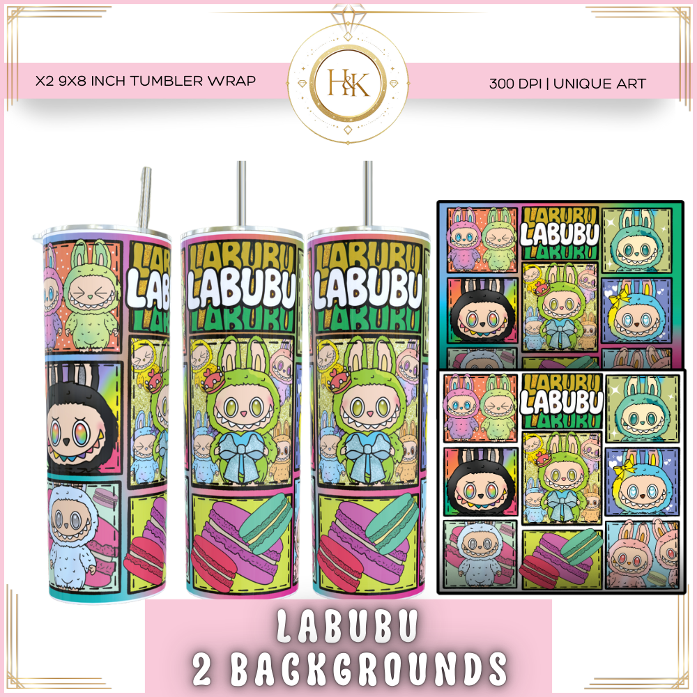 Labubu Stitch Wrap *2 piece*