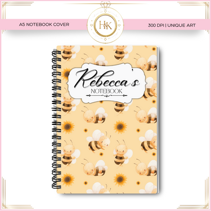 Bumblebee Notebook Cover Wrap | A5