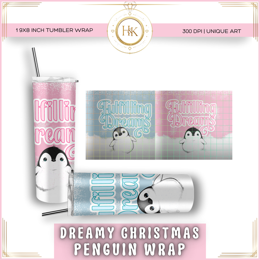 Fulfilling Dreams Tumbler Wrap | 20 oz PNG