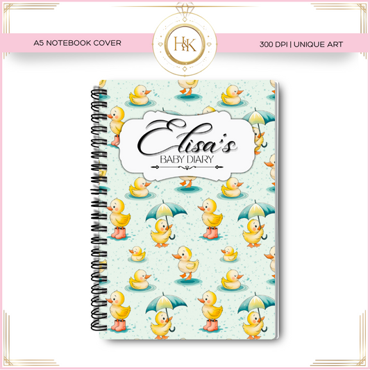 Duck Notebook Cover Wrap | A5