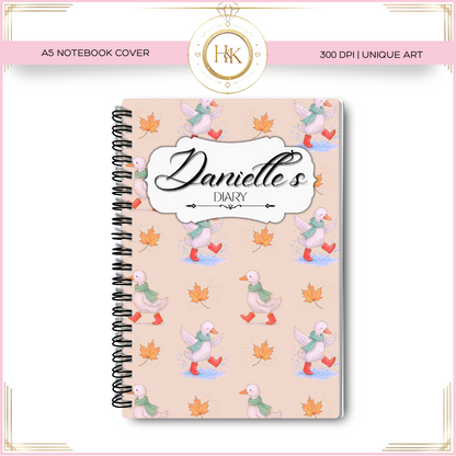 Duck Notebook Cover Wrap | A5