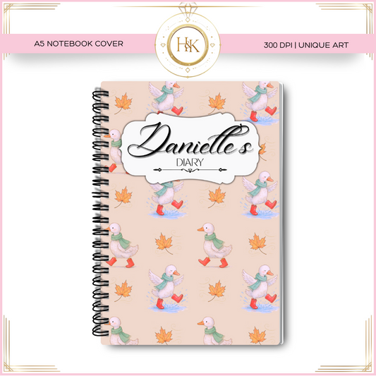 Duck Notebook Cover Wrap | A5