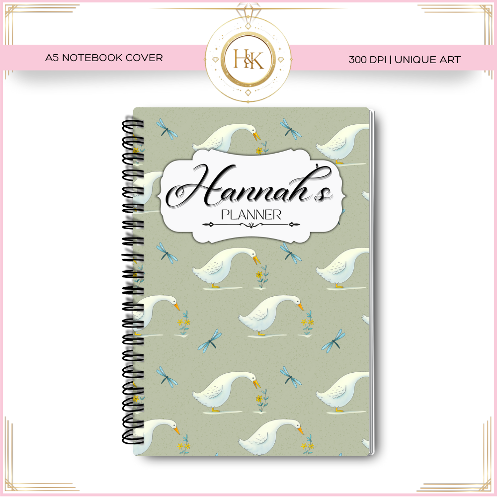 Goose Notebook Cover Wrap | A5