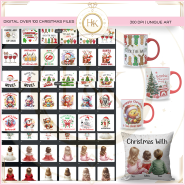 100+ Christmas MEGA PNG Files