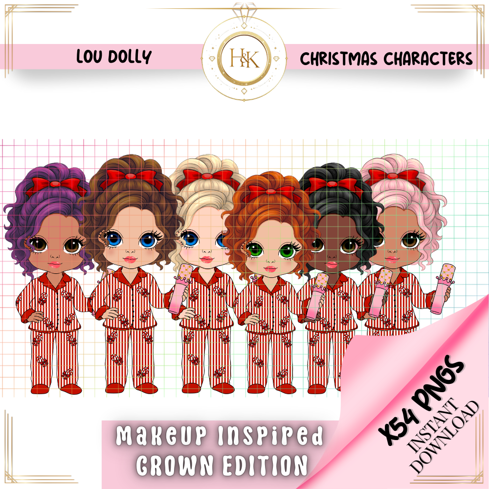 Lou Dolly *Lipcrown* characters