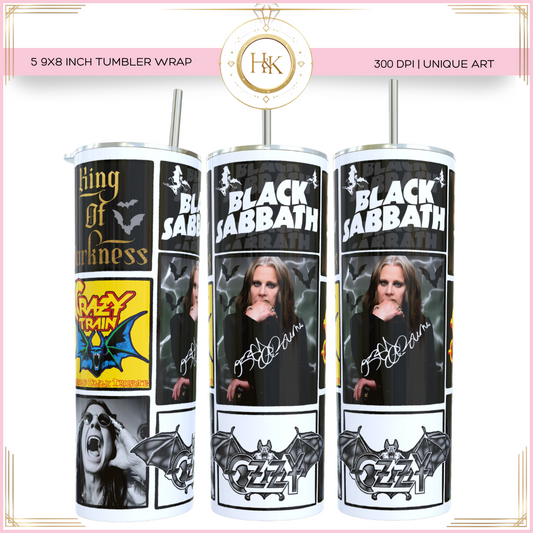 Ozzy / Black sabbath Tumbler Wrap