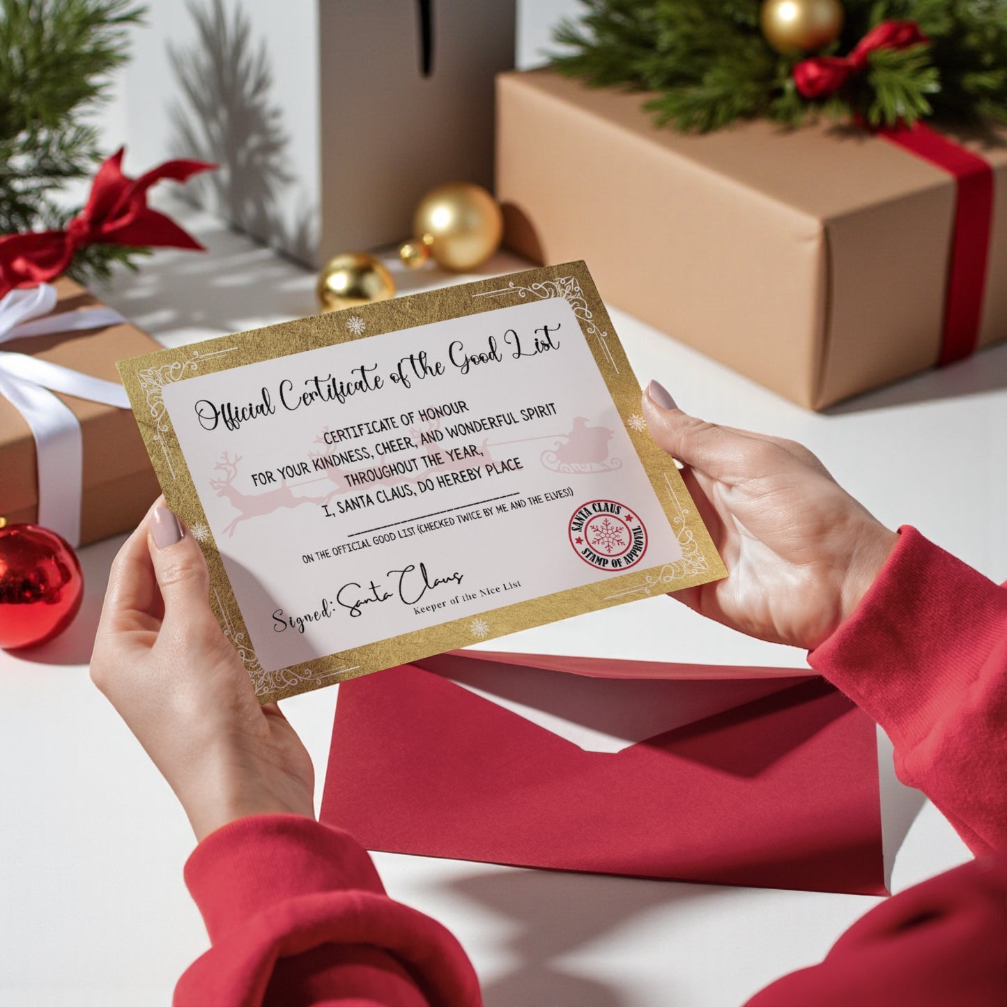 Gold Good List Certificate Download